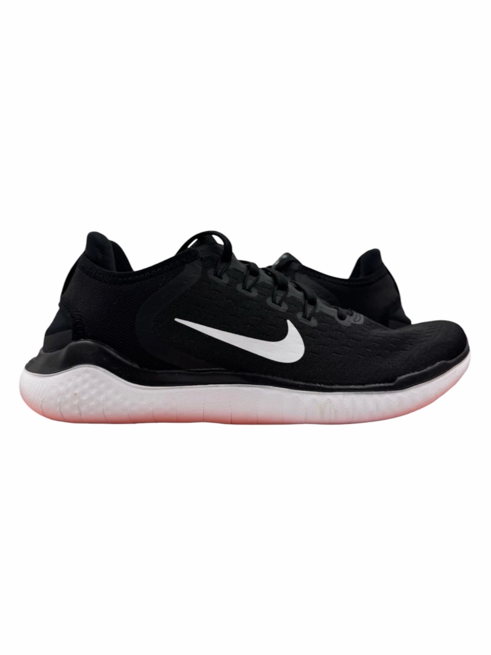 Nike Free RN 2018 Black White 942837-001 Womens Size 11.5 Mens Size 10 New